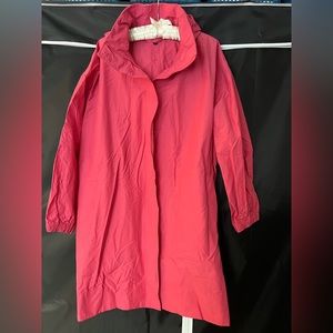 Eileen Fisher Women’s Pink Rain Jacket Size XL